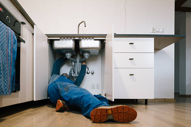 Professional Leak Detection technician working in White Horse Beach, MA